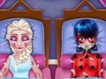 Játék Ladybug és Elsa elsősegélye  online