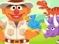 Játék 123 Sesame Street: Ernie dinoszaurusz nappali  online