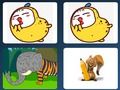 Játék Vicces állatok: Emlékezésnek  online
