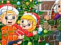 Játék Xmas ünneplés kirakós játék  online