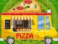 Játék Pizza teherautók kirakós játék  online