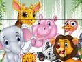 Játék Állatok: csúszó rejtvények  online