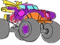 Játék Monster Truck kifestőkönyv  online