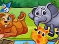 Játék Állati puzzle gyerekek játékok online