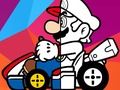 Játék Mario vezetési kifestőkönyv  online