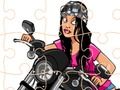 Játék Őrült motorosok Jigsaw online