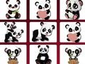 Játék Aranyos Panda memória kihívás  online