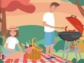 Játék Grill piknik rejtett tárgyakat  online