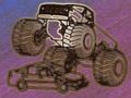 Játék Monster Trucks színezés  online