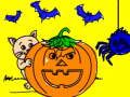 Játék Halloween kifestőkönyv  online