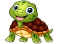 Játék Aranyos teknős puzzle  online