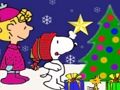 Játék Snoopy karácsonyi kirakós játék  online