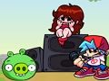 Játék Péntek este Funkin 'vs PIG az Angry Birds-től  online