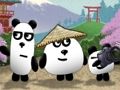 Játék 3 Panda Japánban HTML5  online