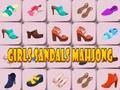 Játék Lány szandál Mahjong  online