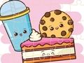 Játék Kawaii élelmiszer kirakós  online
