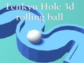 Játék Tenkyu Hole 3d gördülő labda  online