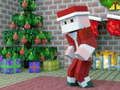 Játék MineCraft karácsonyi kirakós játék  online