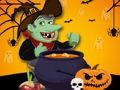 Játék Boszorkányszó Halloween kirakós játék  online