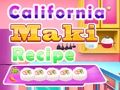 Játék California Maki recept  online