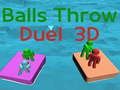 Játék Golyók dobják a párbaj 3d -t online
