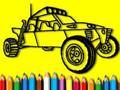 Játék Vissza az iskolába: Rally Car kifestőkönyv  online
