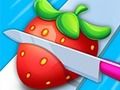 Játék Tökéletes ételszeletek: Vágja le a Food & Fruit Slash-t  online