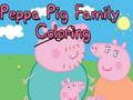 Játék Peppa Pig család kifestőkönyv  online