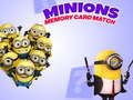 Játék Minions Memóriakártya Match  online