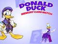 Játék Donald kacsa memóriakártya meccs  online