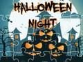 Játék Halloween éjszakai kirakós játék  online