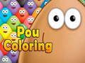 Játék Pou színezés  online