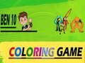 Játék Ben 10 színezés  online