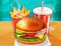 Játék Boldog gyerekek hamburger készítő online