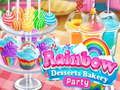 Játék Rainbow Desszertek Pékség Party  online