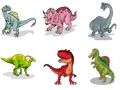 Játék Dino kártyák  online