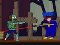 Játék Huggy Wuggy vs zombik online