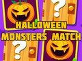 Játék Halloween Monsters Match online