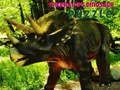 Játék Triceratops dinoszaurusz puzzle  online
