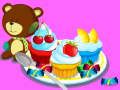 Játék Színes Cupcakes főzés  online