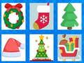 Játék Karácsonyi puzzle gyerekeknek  online