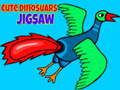 Játék Aranyos dinoszauruszok kirakós játék  online
