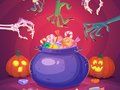 Játék Aranyos Halloween szörnyek  online