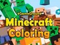Játék Minecraft kifestőkönyv  online
