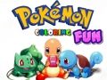 Játék Pokémon színező szórakozás  online