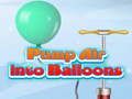 Játék Levegőt pumpálni a ballonba  online