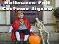 Játék Halloween őszi jelmez kirakós  online