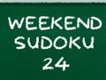 Játék Hétvégi Sudoku 24  online