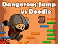 Játék Veszélyes ugrás vs Doodle  online