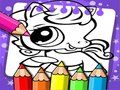 Játék Littlest Pet Shop kifestőkönyv  online